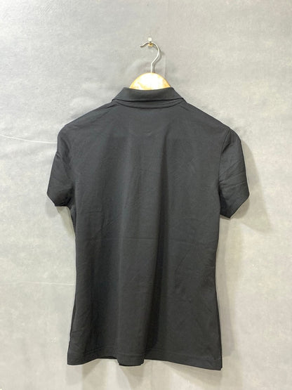 Adidas Black Sports For Women Polo T Shirt M - Preloved Labels