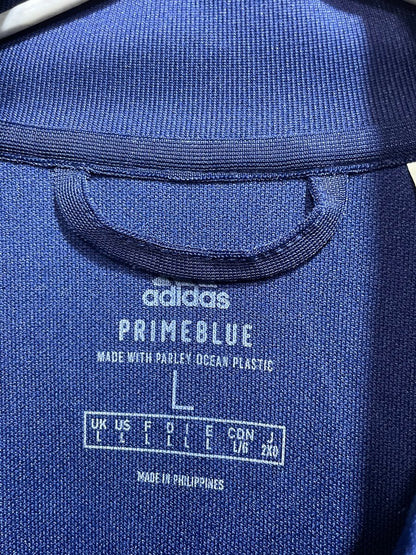 Adidas Blue For Men Zippers Large - Preloved Labels