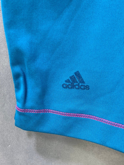 Adidas Blue Sports For Women Polo T Shirt L - Preloved Labels