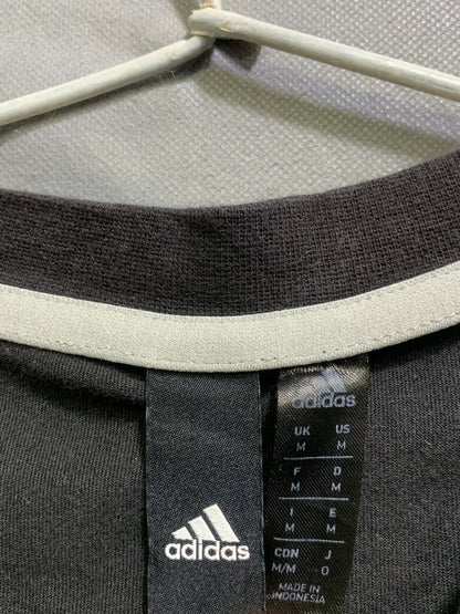Adidas Branded Original Black & White Cotton T Shirt For Men - Preloved Labels