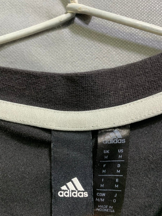 Adidas Branded Original Black & White Cotton T Shirt For Men - Preloved Labels