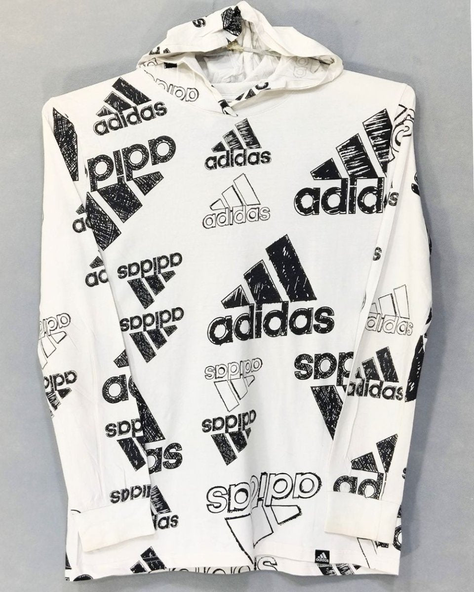 Adidas Branded Original Cotton hood T Shirt For Men - Preloved Labels