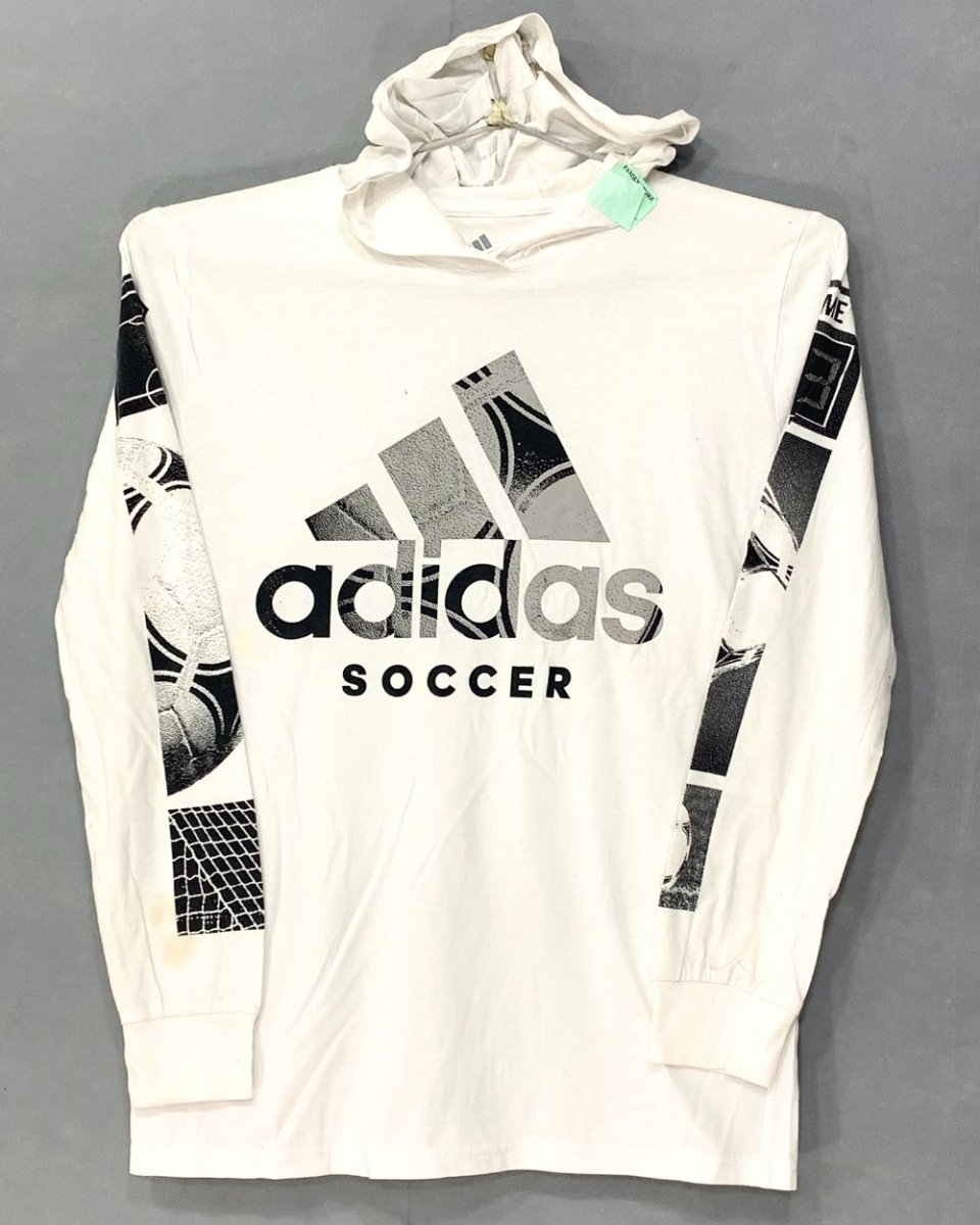 Adidas Branded Original Cotton Hoodie T Shirt For Men - Preloved Labels