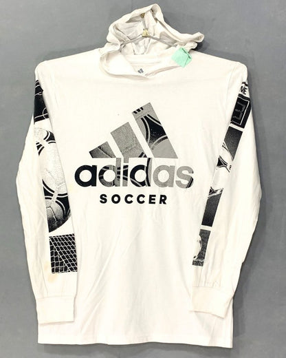 Adidas Branded Original Cotton Hoodie T Shirt For Men - Preloved Labels