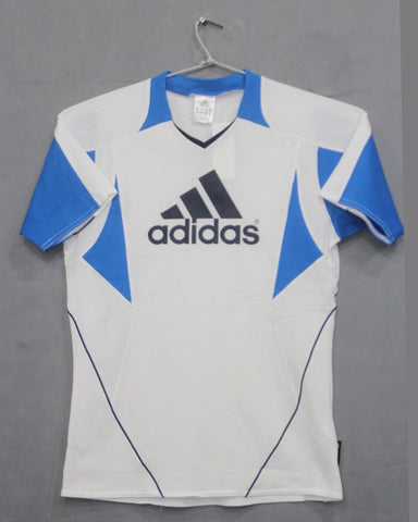 Adidas Branded Original For Polyester Sports V Neck Men T Shirt - Preloved Labels