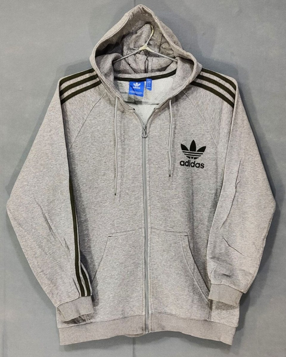 Adidas Branded Original Sports Hood Zipper For Men - Preloved Labels