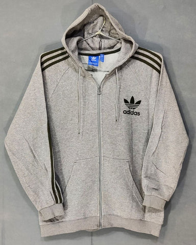 Adidas Branded Original Sports Hood Zipper For Men - Preloved Labels