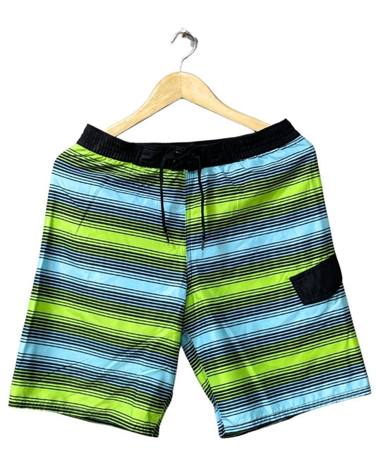 Adidas Green & Blue Polyester Short For Men S - Preloved Labels
