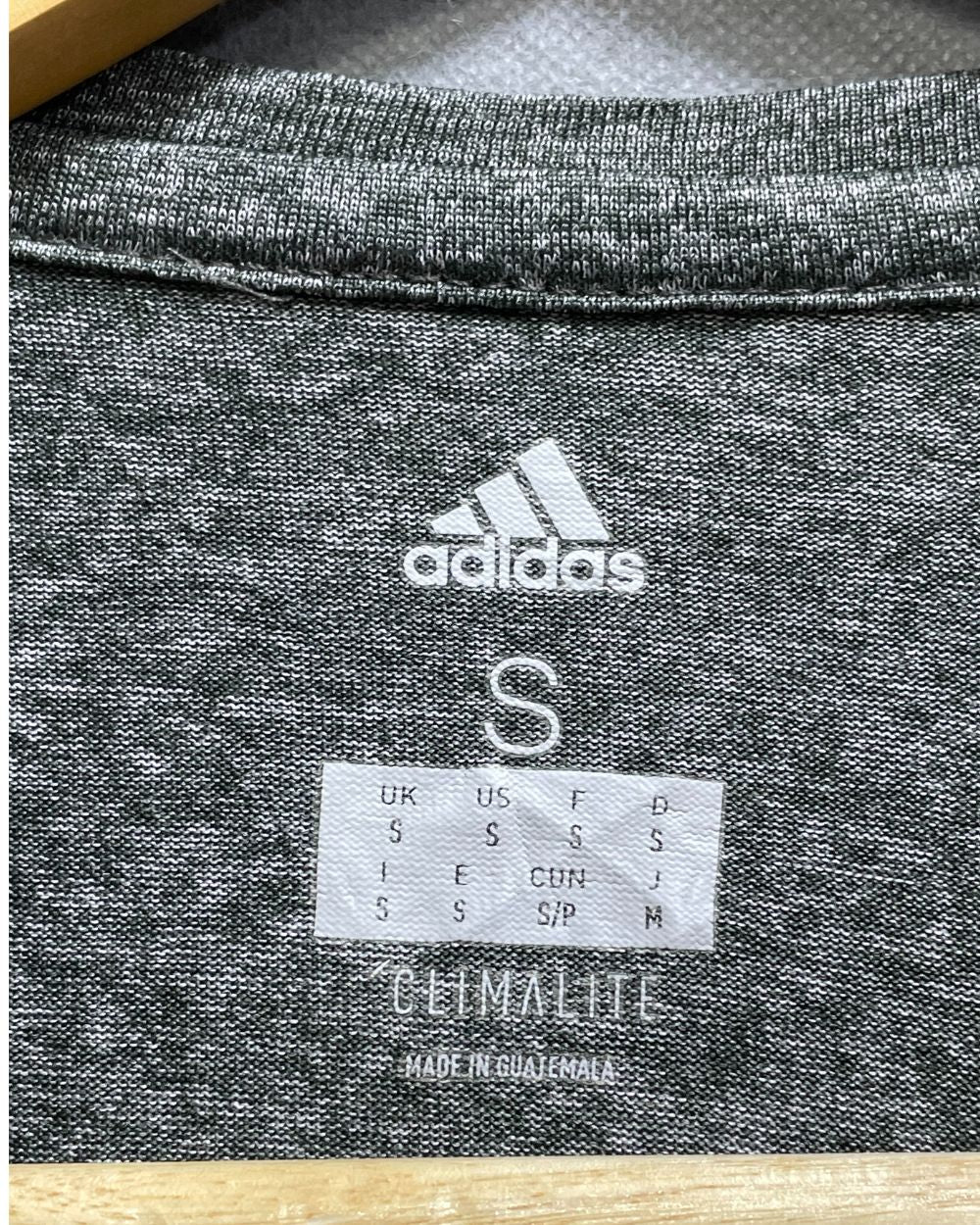 Adidas Grey Sport For Women T Shirt S - Preloved Labels