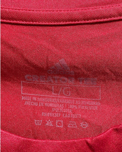 Adidas Maroon For Men Sports T Shirt L - Preloved Labels