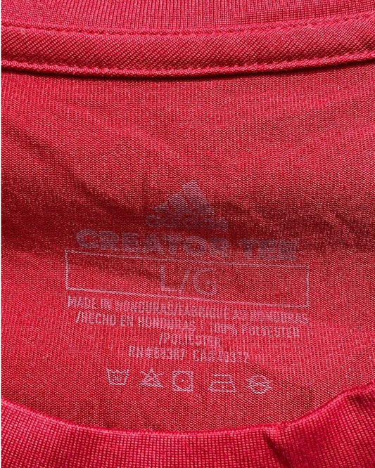 Adidas Maroon For Men Sports T Shirt L - Preloved Labels