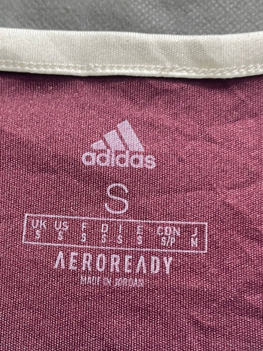 Adidas Maroon For Men Sports T Shirt S - Preloved Labels