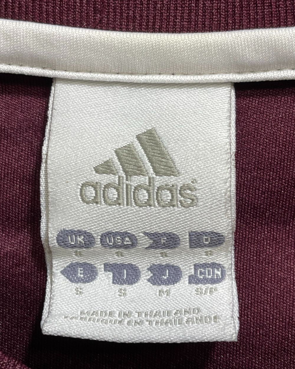 Adidas Maroon Sport For Women T Shirt Medium - Preloved Labels