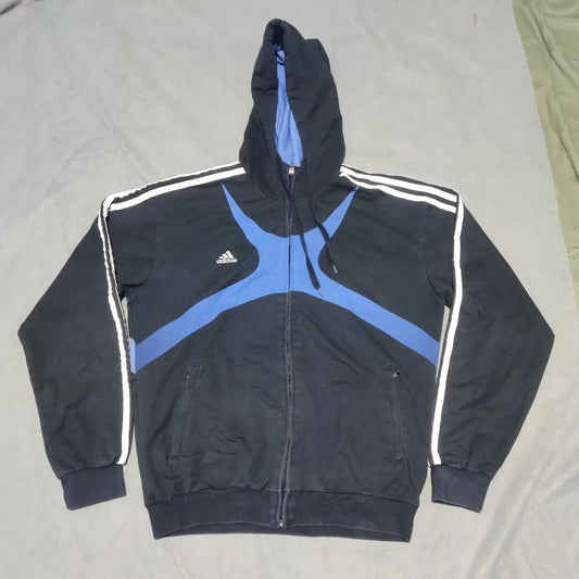 Adidas Men Black Cotton Zipper M – Preloved Labels (view 2)