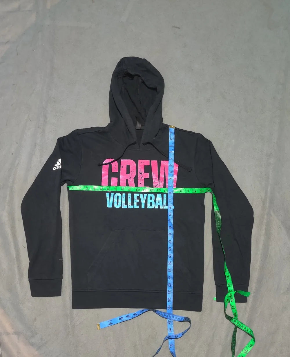 Adidas Men Cotton Fleece Black Hoodie XS – Preloved Labels (view 4)