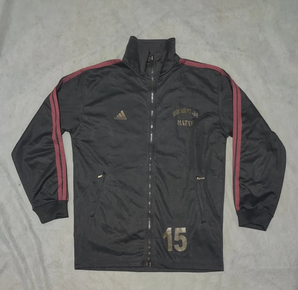 Adidas Men Polyester Black Maroon Zipper M – Preloved Labels (view 3)