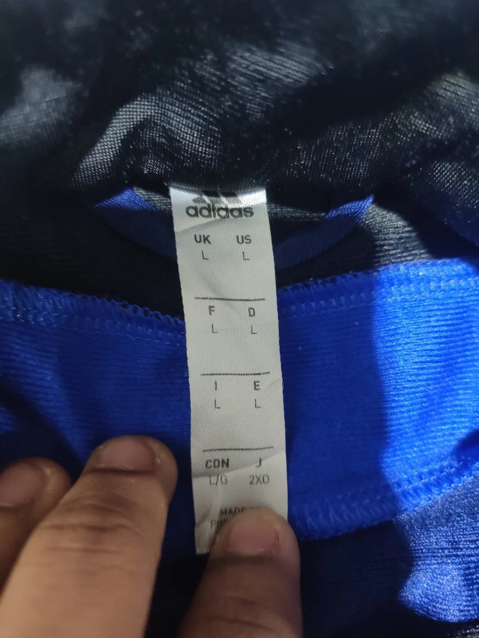 Adidas Men Polyester Black Navy Zipper L – Preloved Labels (view 2)