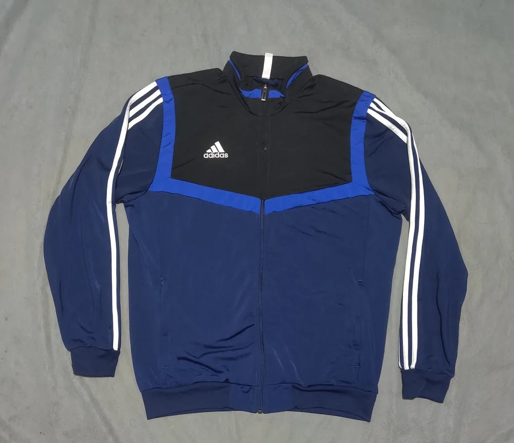 Adidas Men Polyester Black Navy Zipper L – Preloved Labels (view 3)