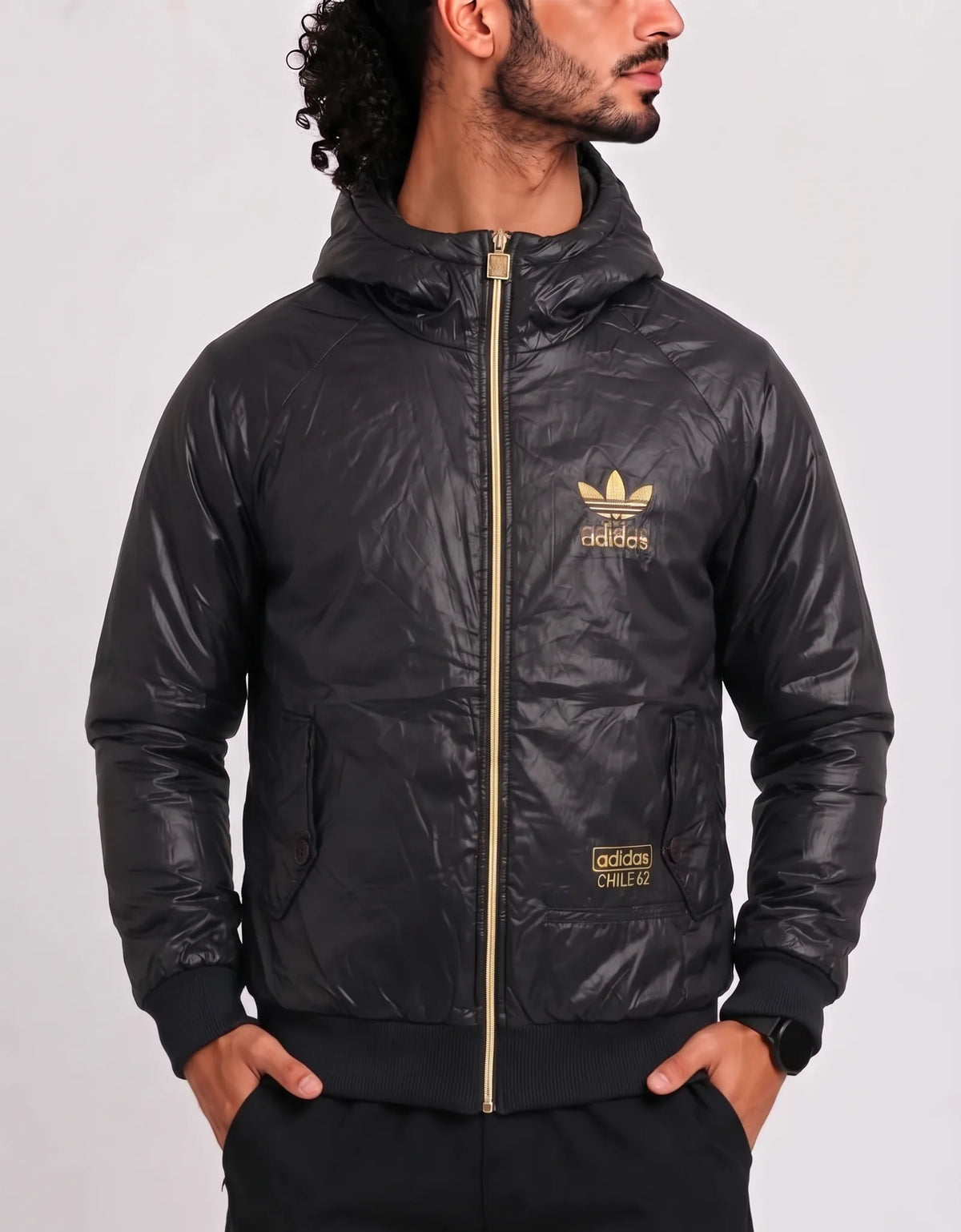 Adidas Men Polyester Black Puffer Jacket S – Preloved Labels