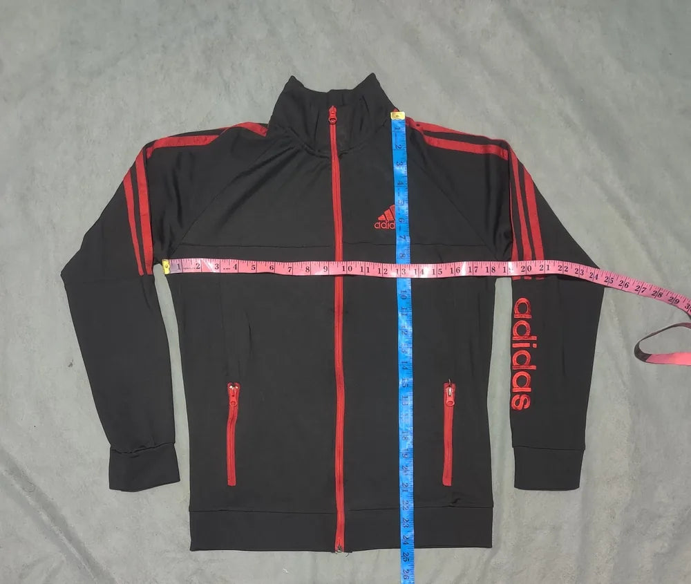 Adidas Men Polyester Black Red Zipper M – Preloved Labels (view 4)