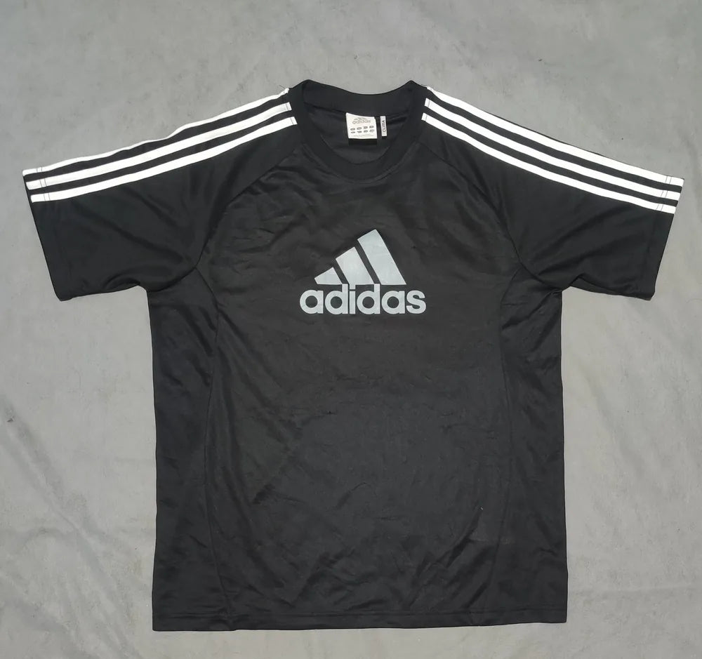 Adidas Men Polyester Black Sport T Shirt L – Preloved Labels (view 3)