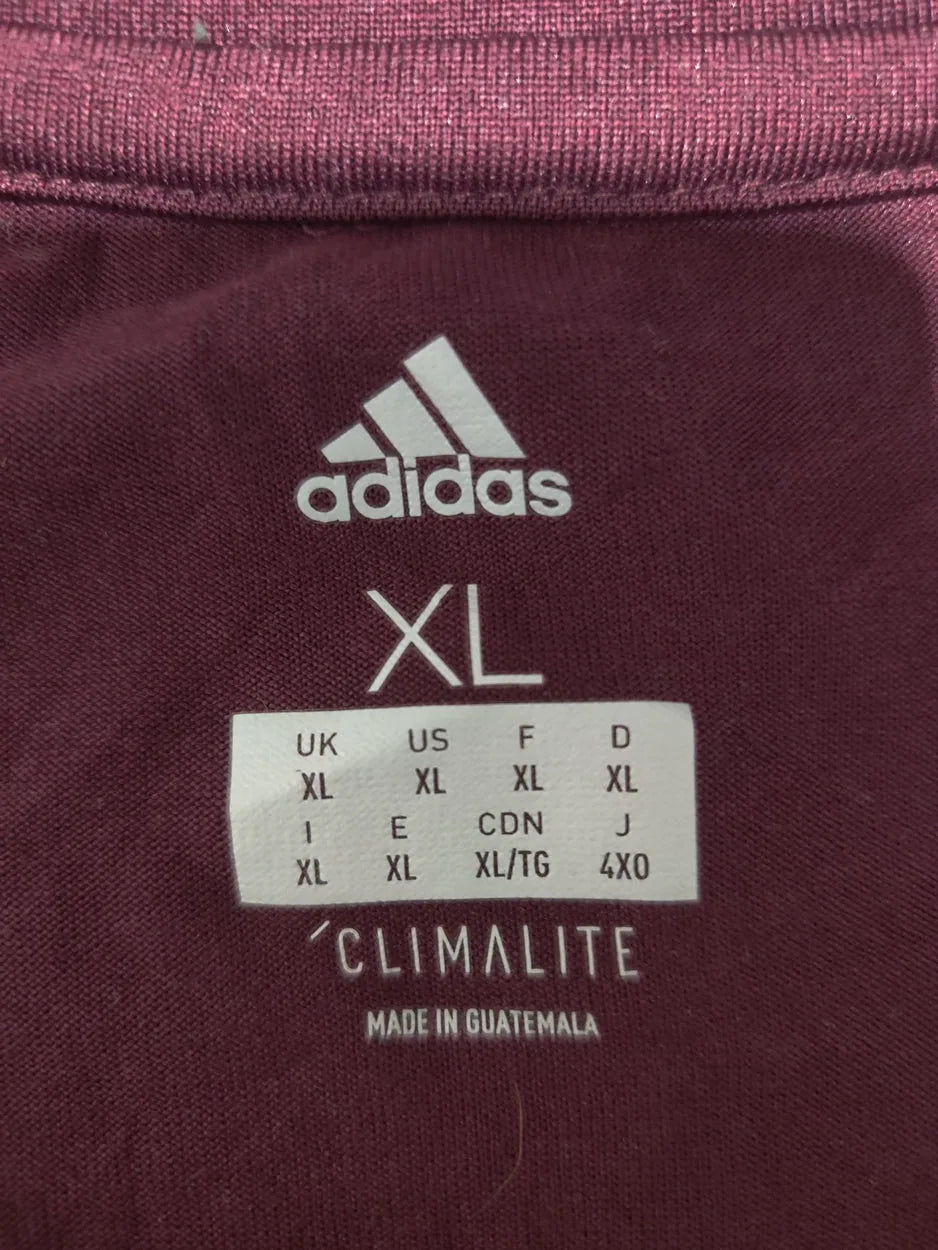 Adidas Men Sport Maroon T Shirt XL – Preloved Labels (view 3)