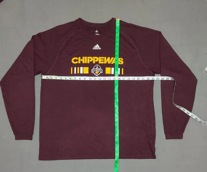 Adidas Men Sport Maroon T Shirt XL – Preloved Labels (view 4)
