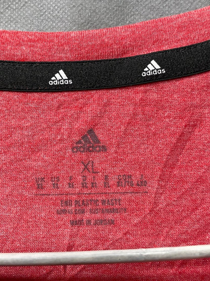 Adidas Red Cotton T Shirt For Men XL - Preloved Labels
