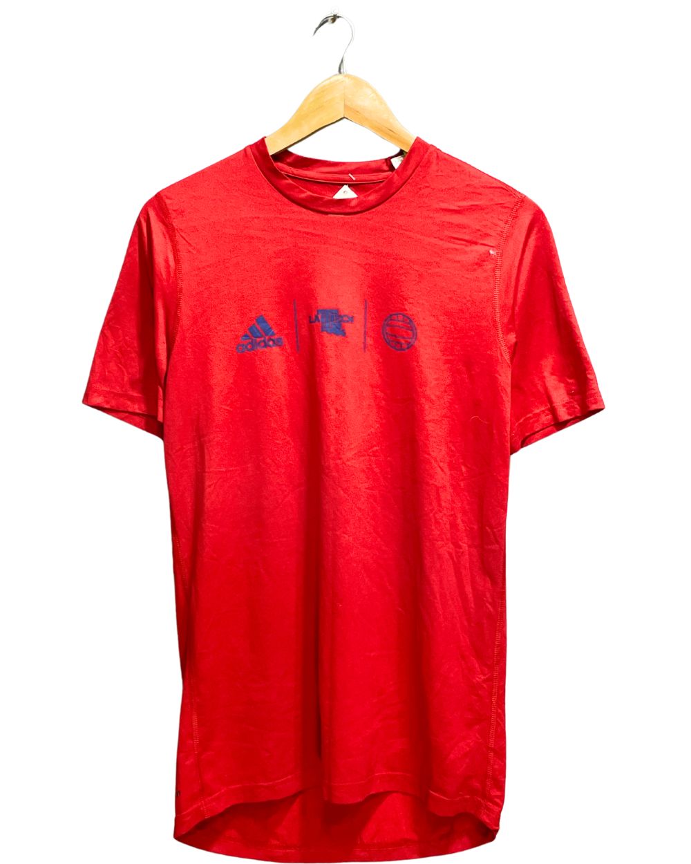 Adidas Red For Men Sports T Shirt S - Preloved Labels