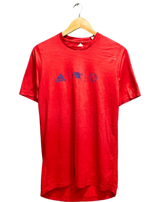 Adidas Red For Men Sports T Shirt S - Preloved Labels