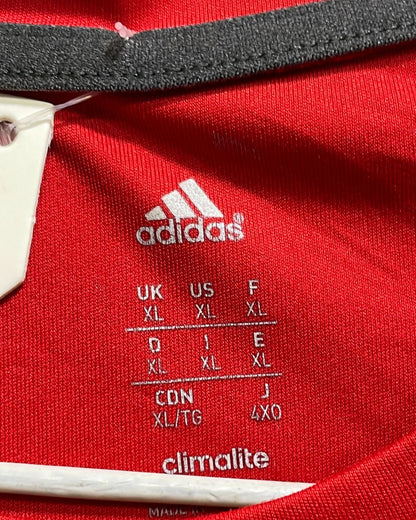 Adidas Red For Men Sports T Shirt XL - Preloved Labels