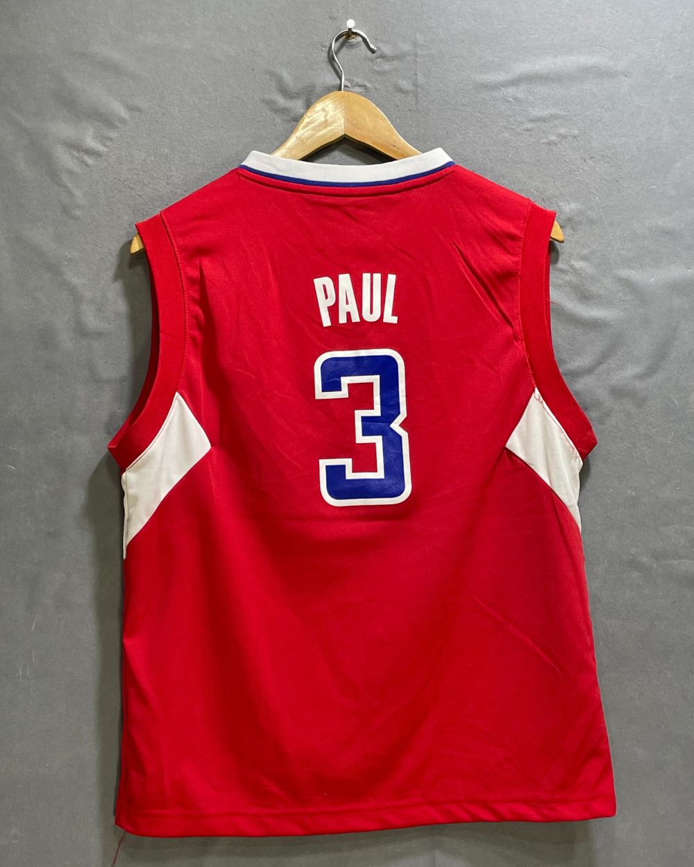 Adidas Red Sport For Women Vest T Shirt L - Preloved Labels