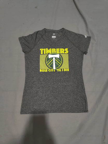 Adidas Women Sport Gray T Shirt S – Preloved Labels (view 2)