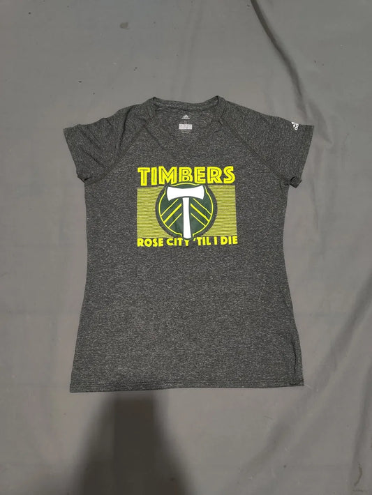 Adidas Women Sport Gray T Shirt S – Preloved Labels (view 2)