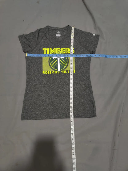 Adidas Women Sport Gray T Shirt S – Preloved Labels (view 4)