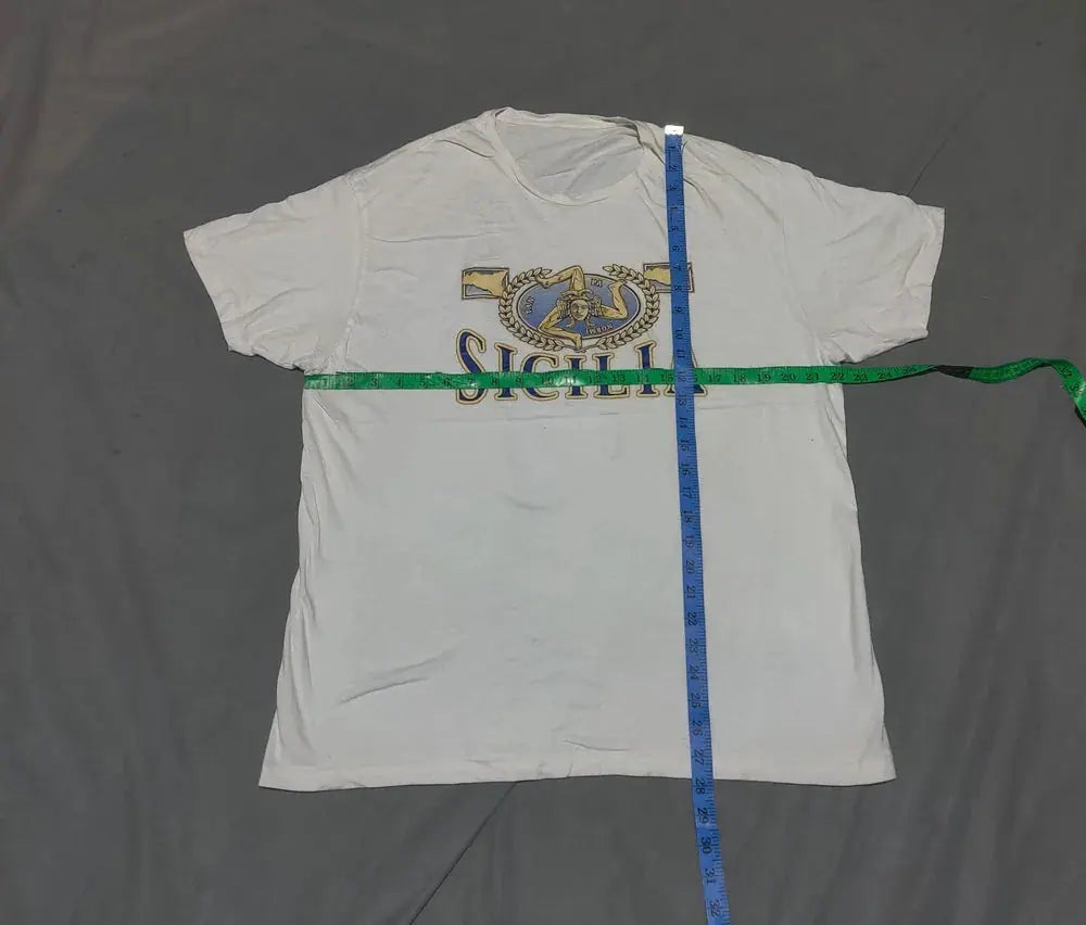 Sicilia Men Cotton White T Shirt L – Preloved Labels (view 3)