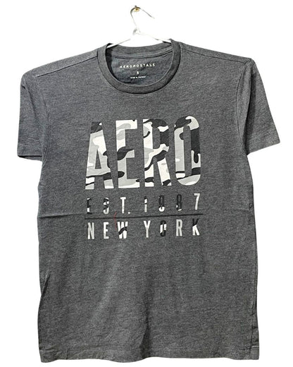 Aeropostale Gray Cotton T Shirt For Men S - Preloved Labels