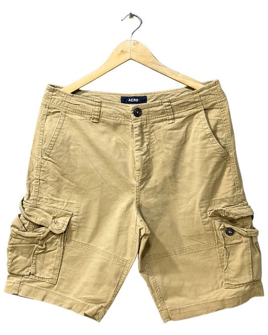 Aeropostale Khaki Cotton Short For Men M - Preloved Labels