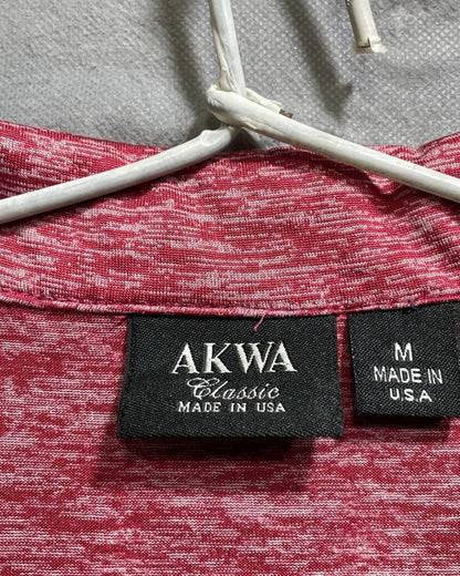 Akwa Maroon Polyester Sport Polo T Shirt For Men Medium - Preloved Labels