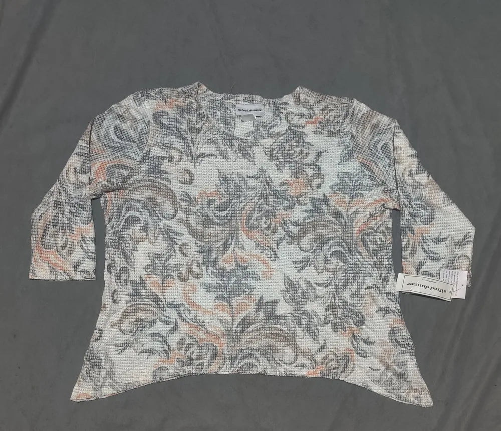 Alfred Dunner Women Beige Floral Sweater XL – Preloved Labels (view 3)