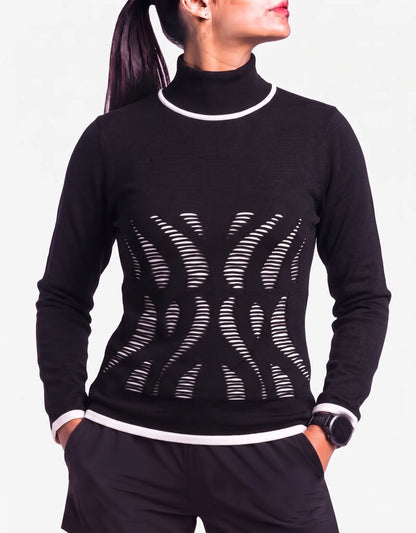 Alison Sheri Women Viscose Black Sweater M – Preloved Labels
