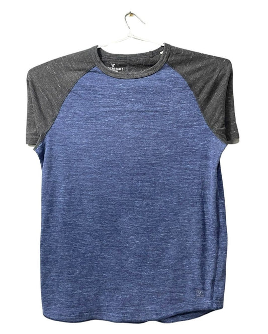 American Eagle Blue Cotton T Shirt For Men XS - Preloved Labels