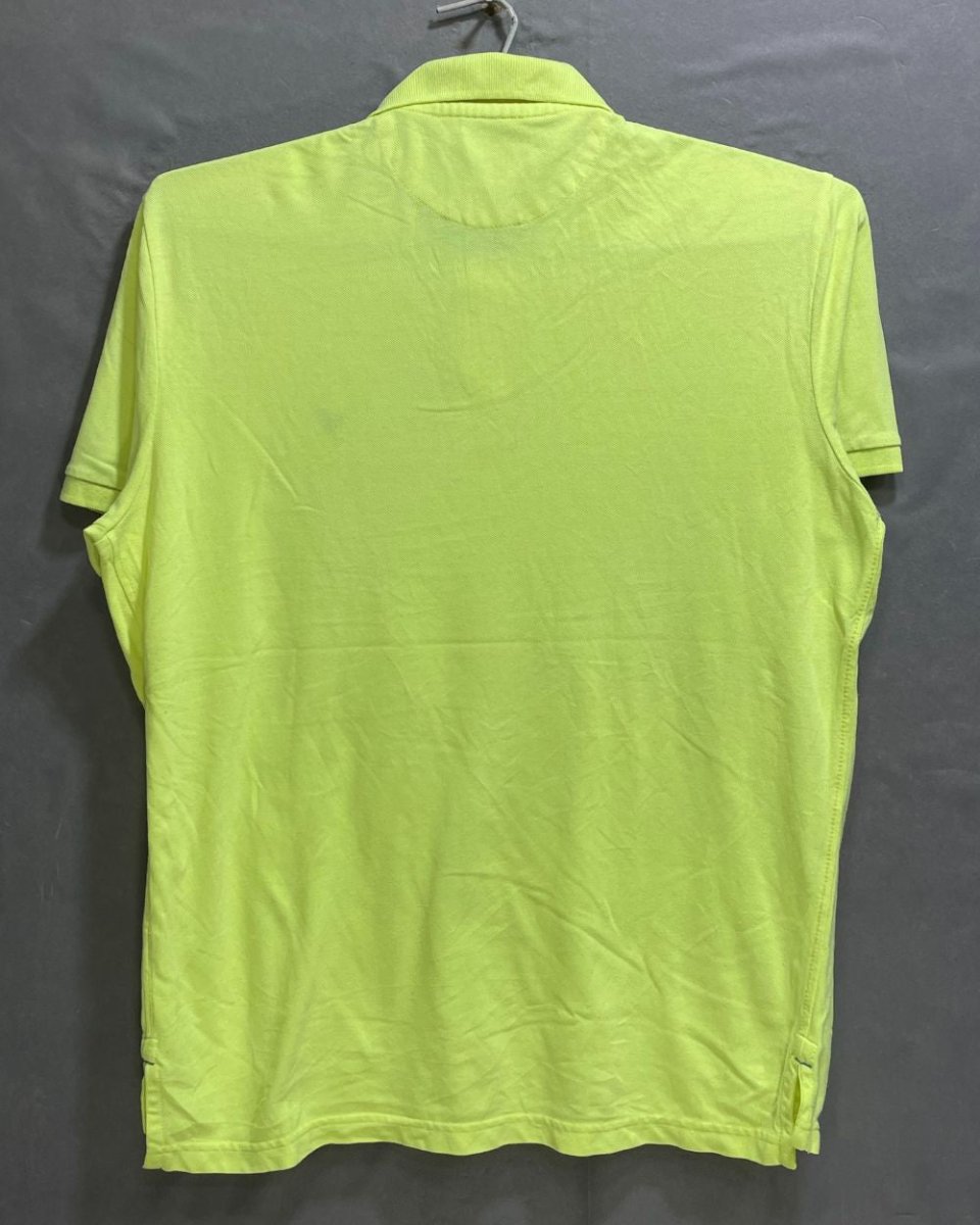American Eagle Yellow Cotton Jersey Polo T Shirt For Men L - Preloved Labels