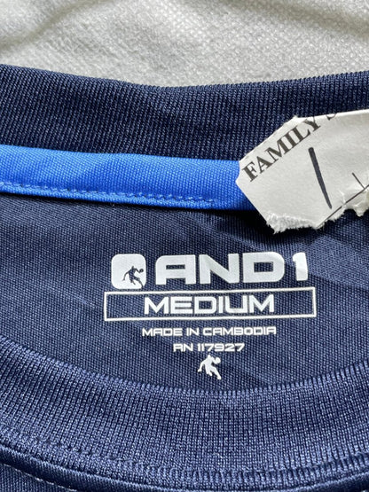 AND1 Blue For Men Sports T Shirt M - Preloved Labels
