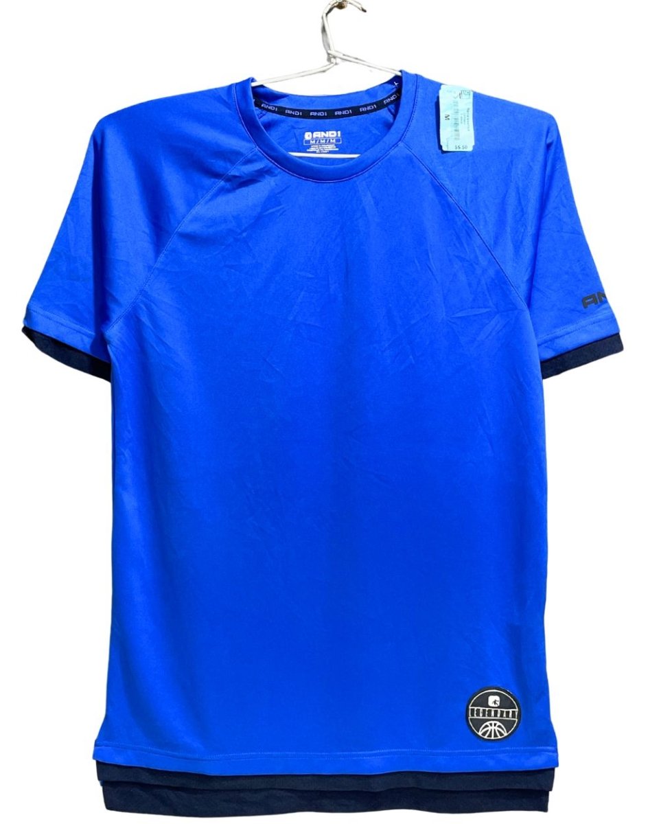 AND1 Blue For Men Sports T Shirt M - Preloved Labels