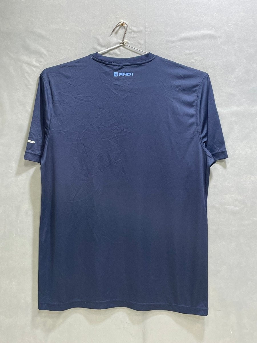 AND1 Blue For Men Sports T Shirt M - Preloved Labels