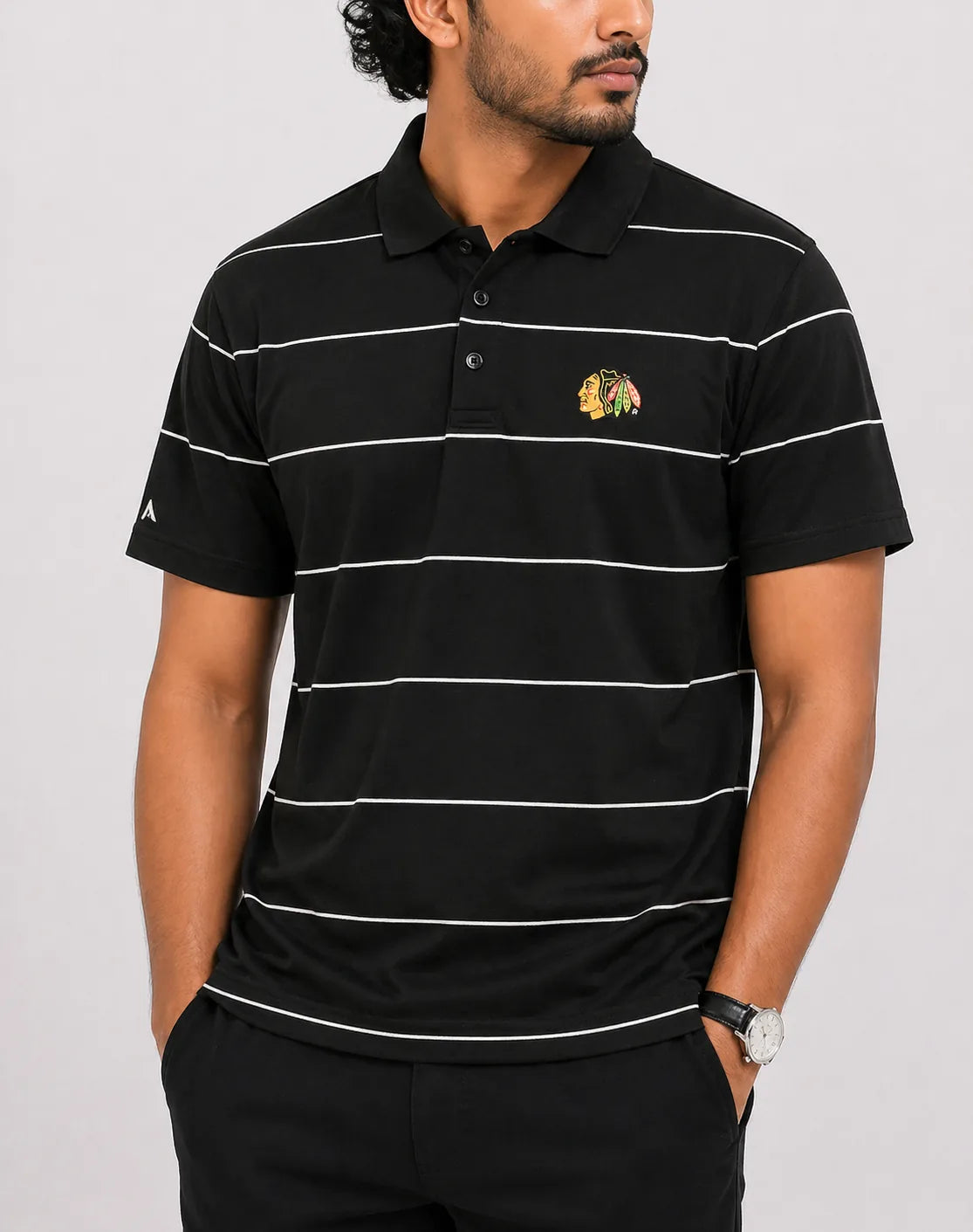 Antigua Men Sport Black Polo T Shirt L – Preloved Labels
