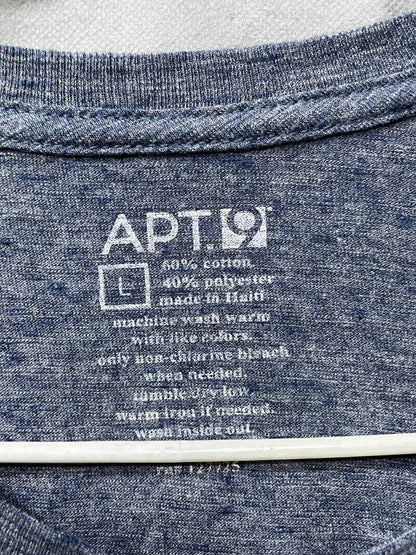 APT.9 Gray Cotton T Shirt For Men L - Preloved Labels