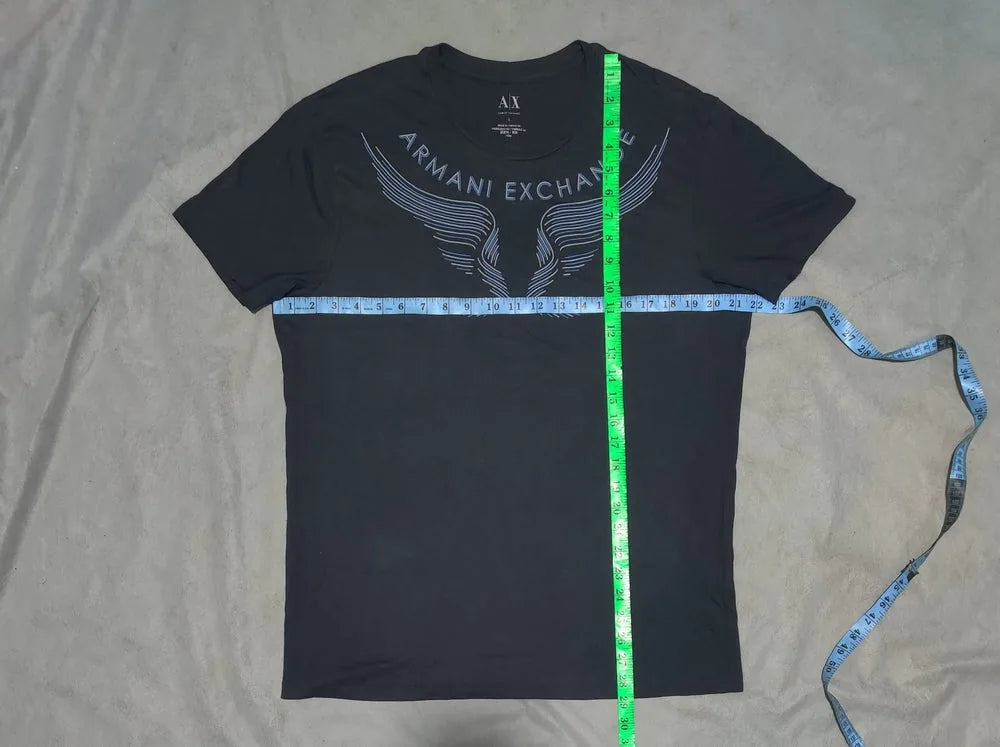 Armani Exchange Men Cotton Black T Shirt – Preloved Labels (view 4)