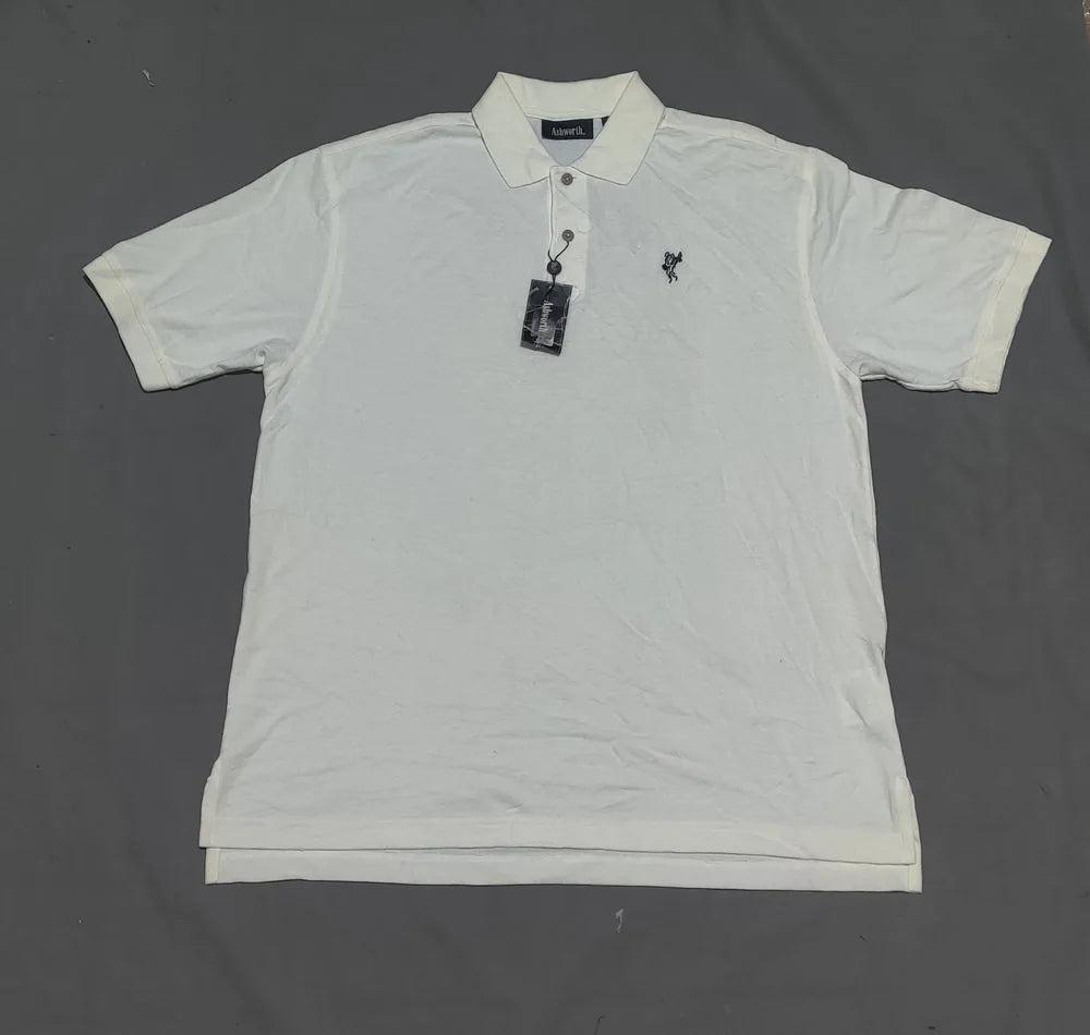 Ashworth Men Sport White Polo T Shirt L – Preloved Labels (view 2)